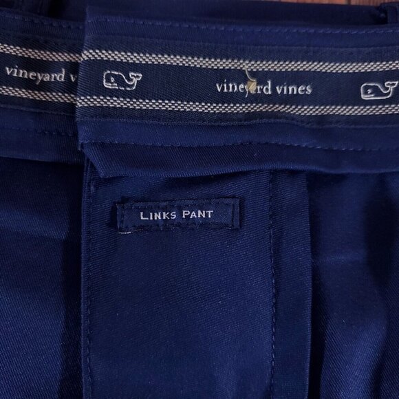 *READ* Vineyard Vines Mens Size 38X27.75 Navy Blue Performance Links Golf Pants - Picture 10 of 15